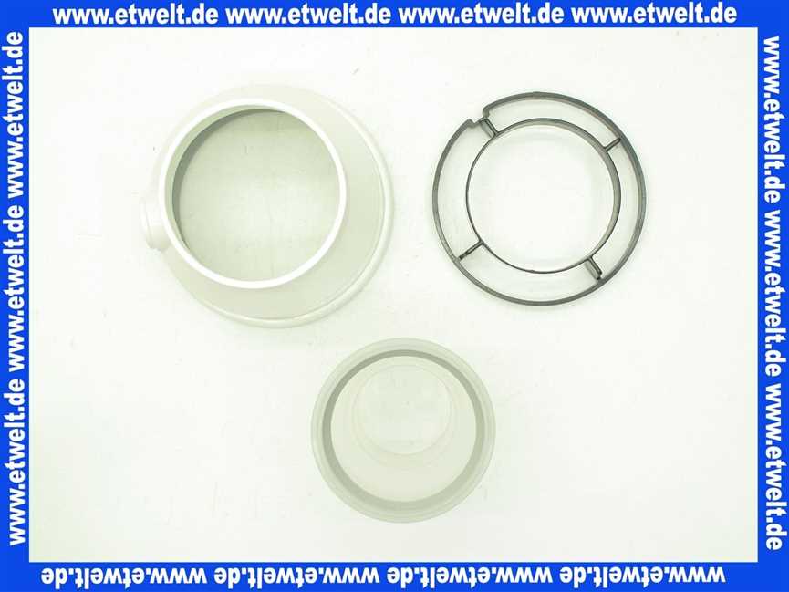 2651216 Wolf Ersatzteil Übergang DN60/100 auf DN80/125 für Luft-/Abgasführung,