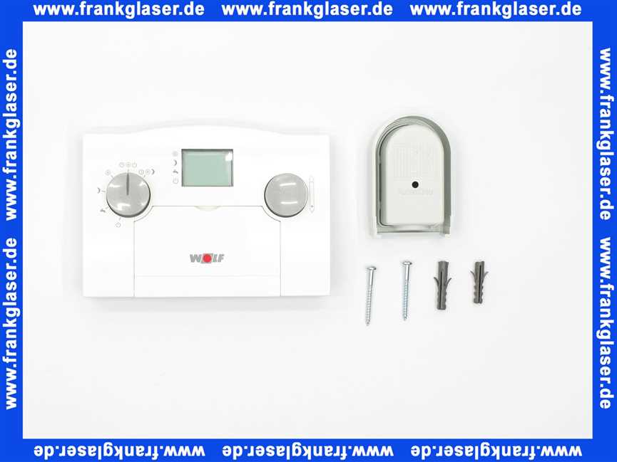 Wolf analoger Temperaturregler AWT witterungsgeführt, m. Tagesprogramm