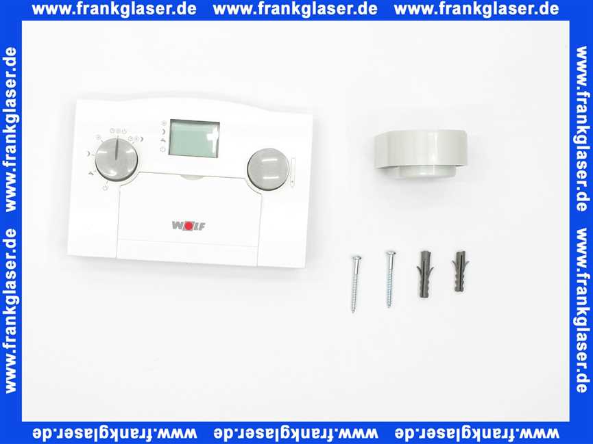 Wolf analoger Temperaturregler AWT witterungsgeführt, m. Tagesprogramm