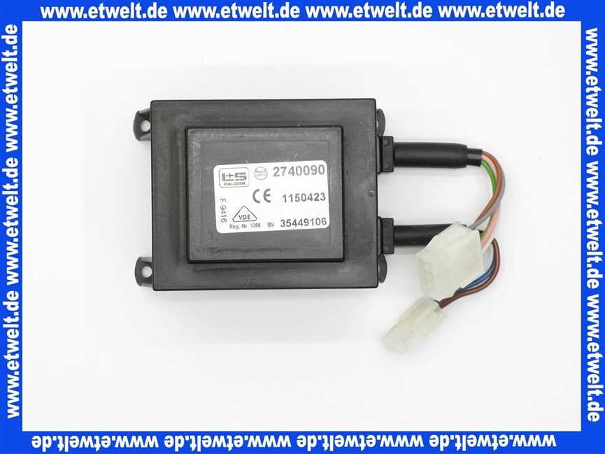 274009099 Wolf Transformator mit Anschlusskabel (ersetzt Art.-Nr. 27 40 090, 86 01 882)