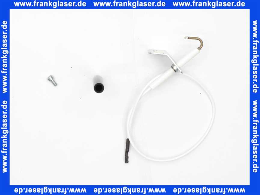 274459099 Wolf Zündelektrode (ersetzt Art.-Nr. 27 44 590) incl. Pos. 150 (mit Kabel 380mm )