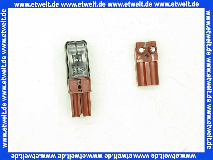 2794015 Wolf Stecker/Buchsen-Teil 2-polig braun