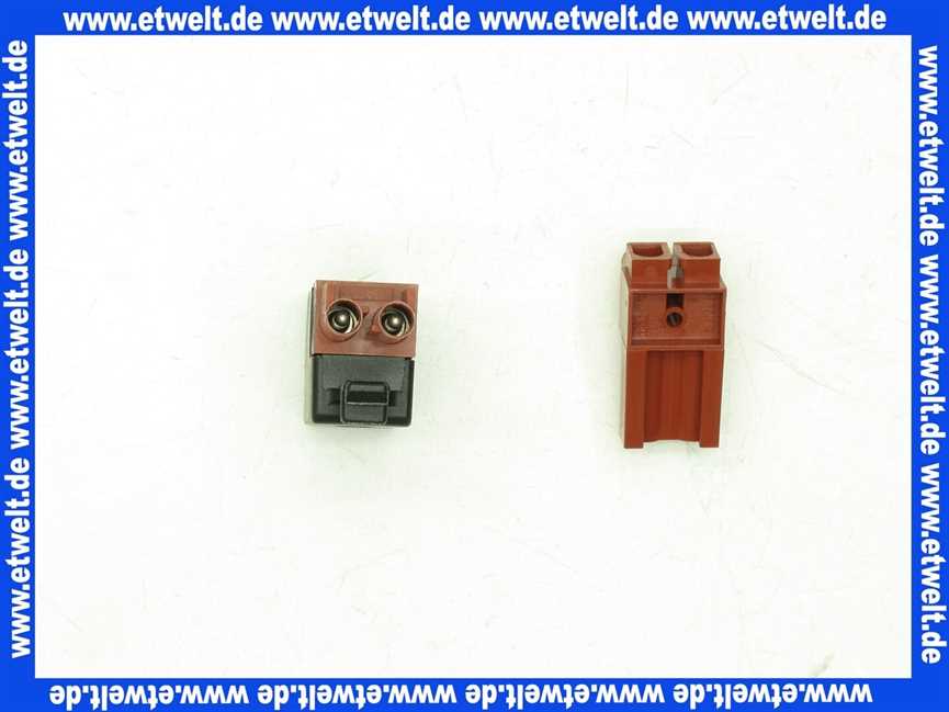 2794015 Wolf Stecker/Buchsen-Teil 2-polig braun