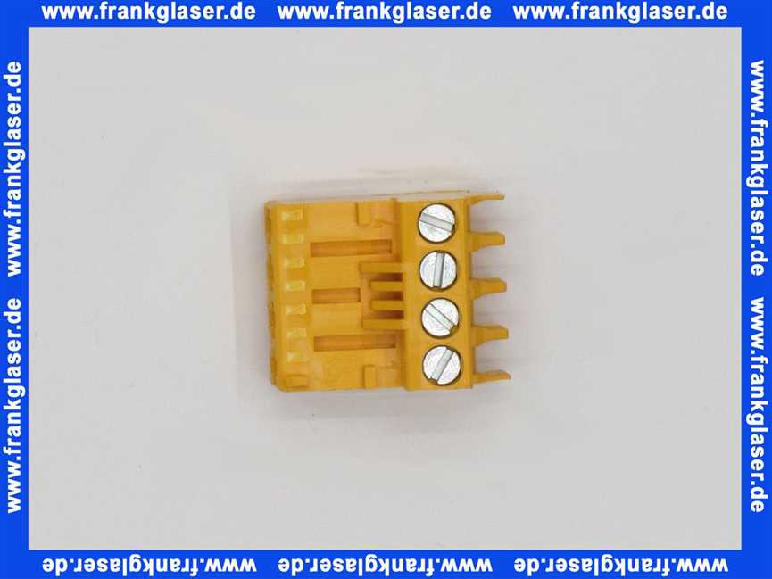 Wolf Gegenstecker gelb 4-pol. Rast5 für TopOne 279407499