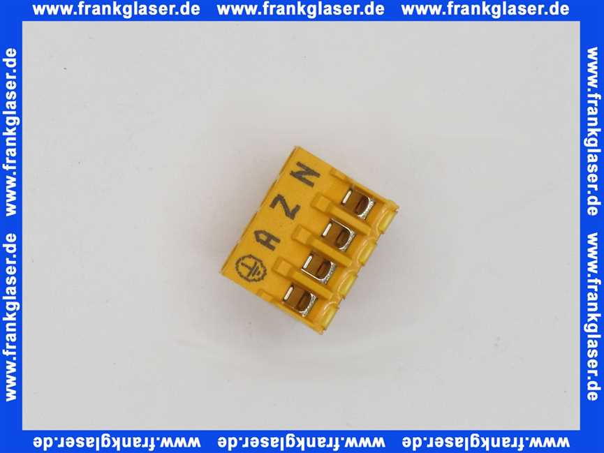 Wolf Gegenstecker gelb 4-pol. Rast5 für TopOne 279407499