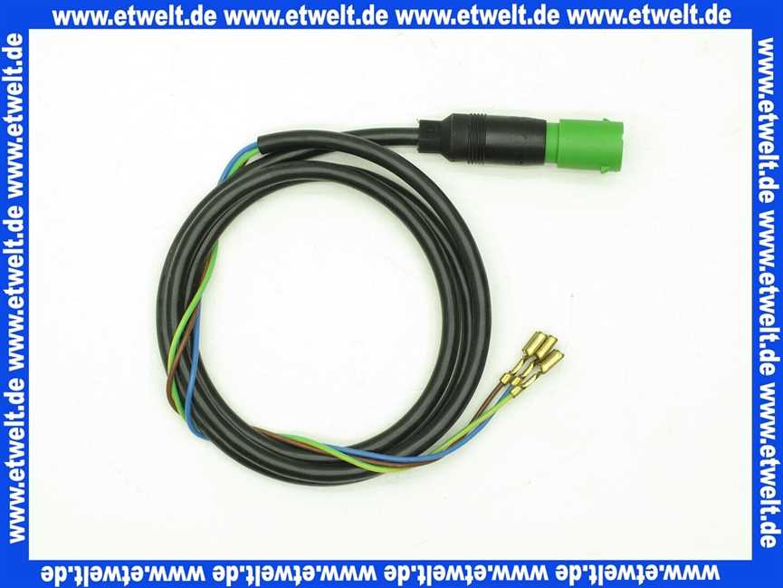 2799046 Wolf Steckerteil m. Kabel Ventilator für GG-18/24