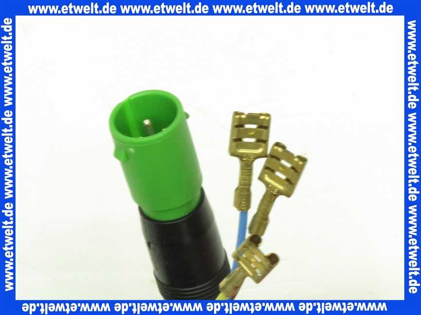 2799046 Wolf Steckerteil m. Kabel Ventilator für GG-18/24