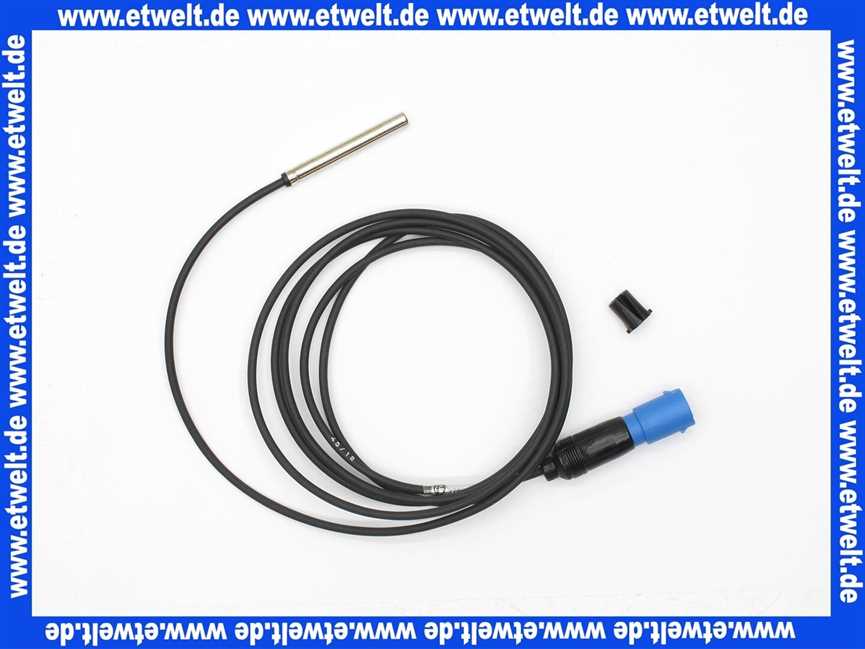 Wolf Speichertemperaturfühler mit blauem Rundstecker