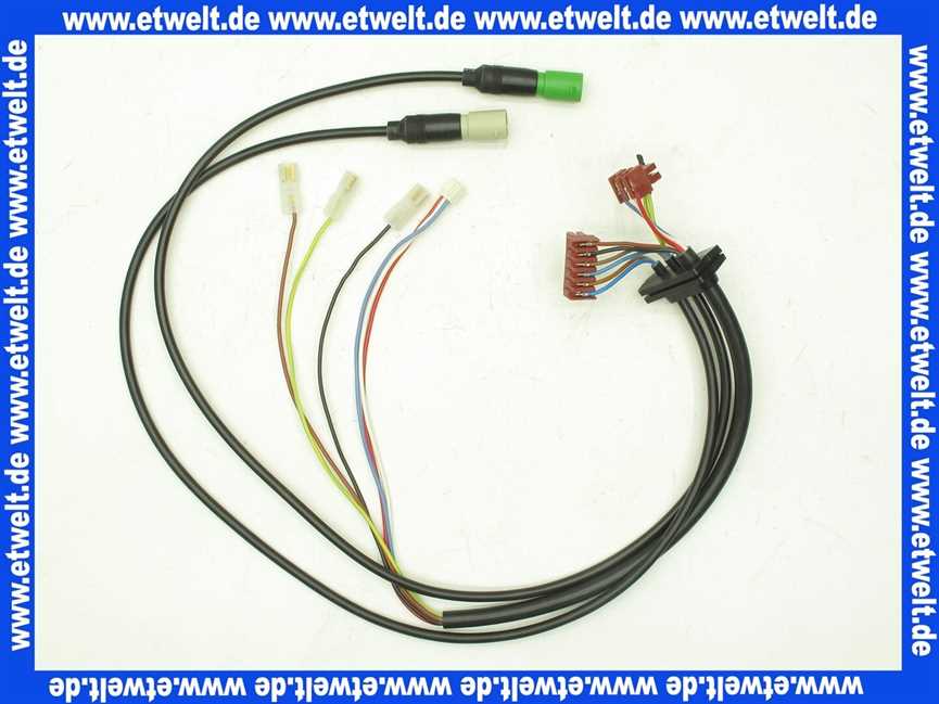 279906599 Wolf Kabelsatz T für Ventilatorregelung GG-1E, GG-1EK (Thermenregelung zur Ventilatoransteuerung und Ventilatorsteuerung zum Ventilator) (ersetzt Art.-Nr. 27 99 065)