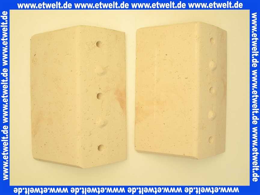 2800697 Wolf Ersatzteil Verbrennungskammer Seitenwände oben, für BVG-23,