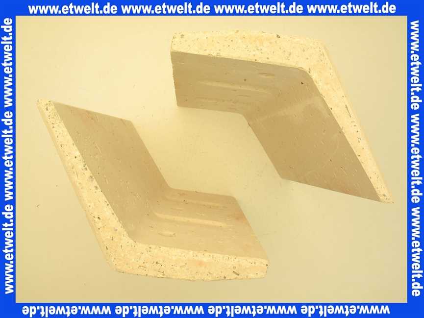 2800697 Wolf Ersatzteil Verbrennungskammer Seitenwände oben, für BVG-23,