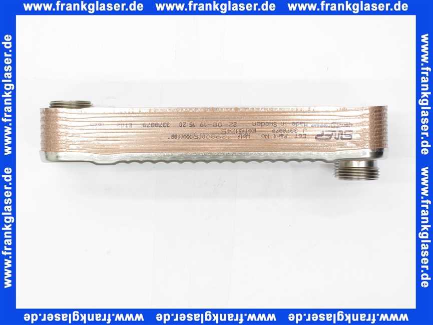 298000599 Wolf Warmwasser-Wärmetauscher bis 28 kW (ersetzt Art.-Nr. 29 80 005)