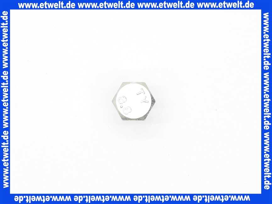 3410006 Wolf Sechskantschraube M8x16-8.8 DIN933 (1 Stück)