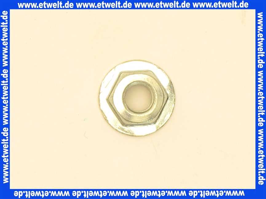 3450980 Wolf 6-Kantmutter M6 selbstsichernd