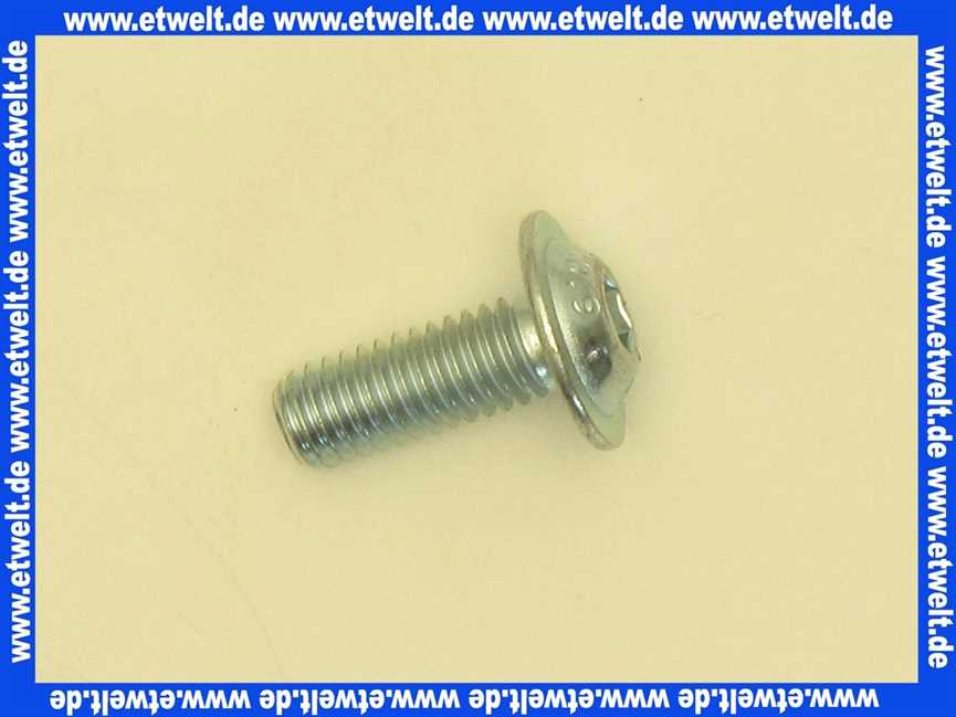 3480093 Wolf Linsenschraube m.Innensechsk. M6x16