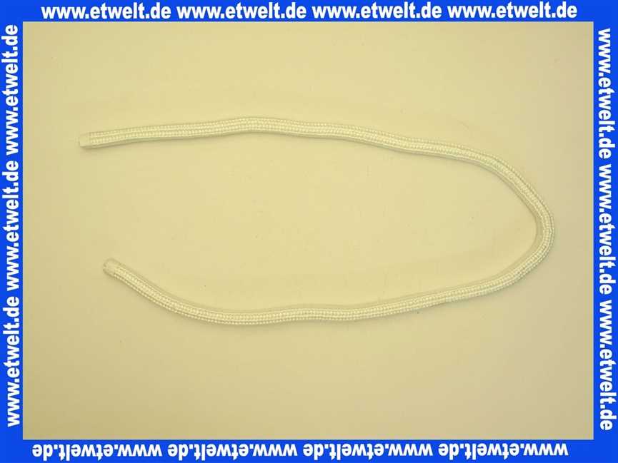 3910208 Wolf Ersatzteil Dichtschnur in Kesseltür für BVG-23,