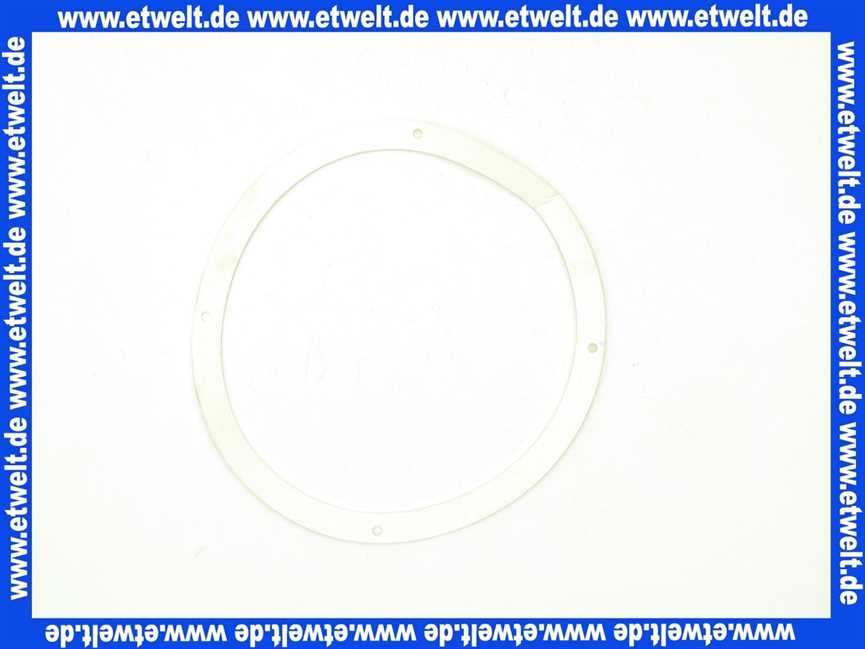 3910222 Wolf Ersatzteil Dichtung Ventilatorgehäuse Motorseite,