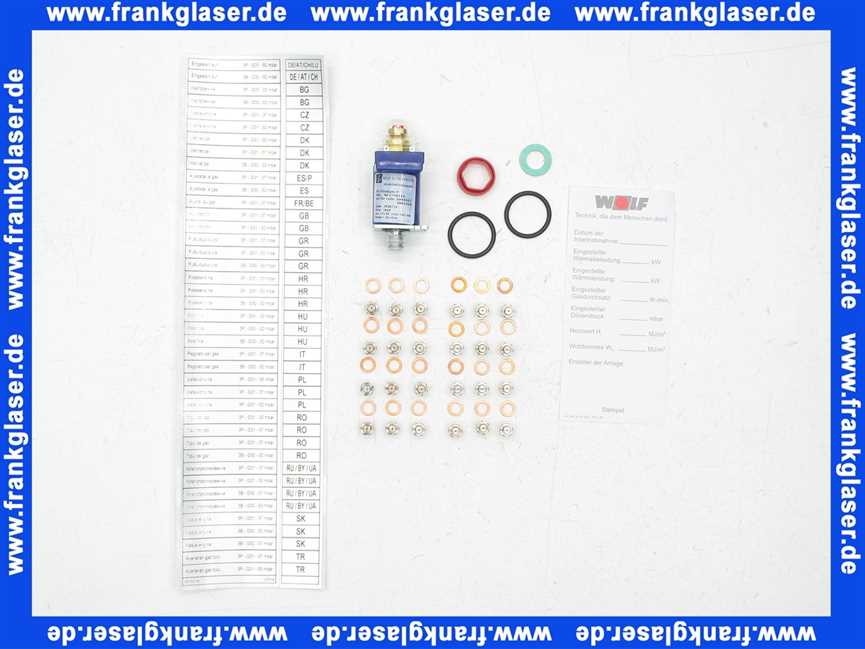 8601300 Wolf Umrüstsatz Erdgas E/LL - Flüssiggas für GU-2E-S, GG-2E-S,