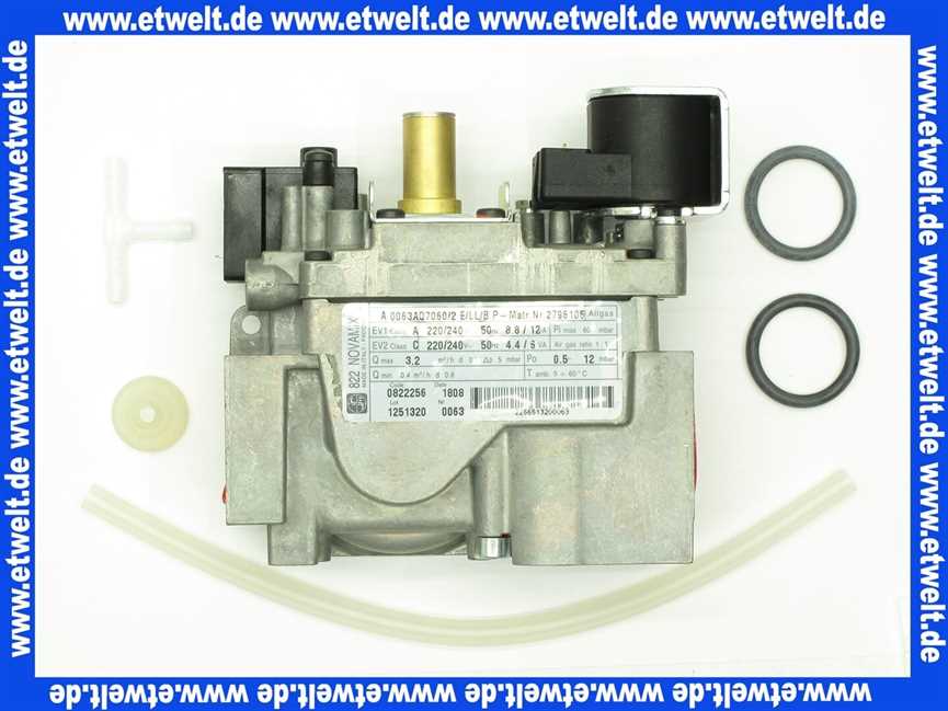 8601436 Wolf Gaskombiventil Set für GB