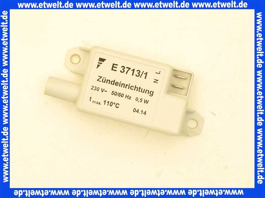 8601893 Wolf Zündeinheit extern für GU-1/GG-1