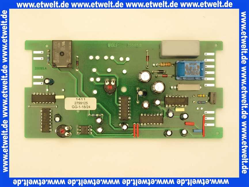 8601913 Wolf Regelungsplatine f. Ventilator für GG-1E