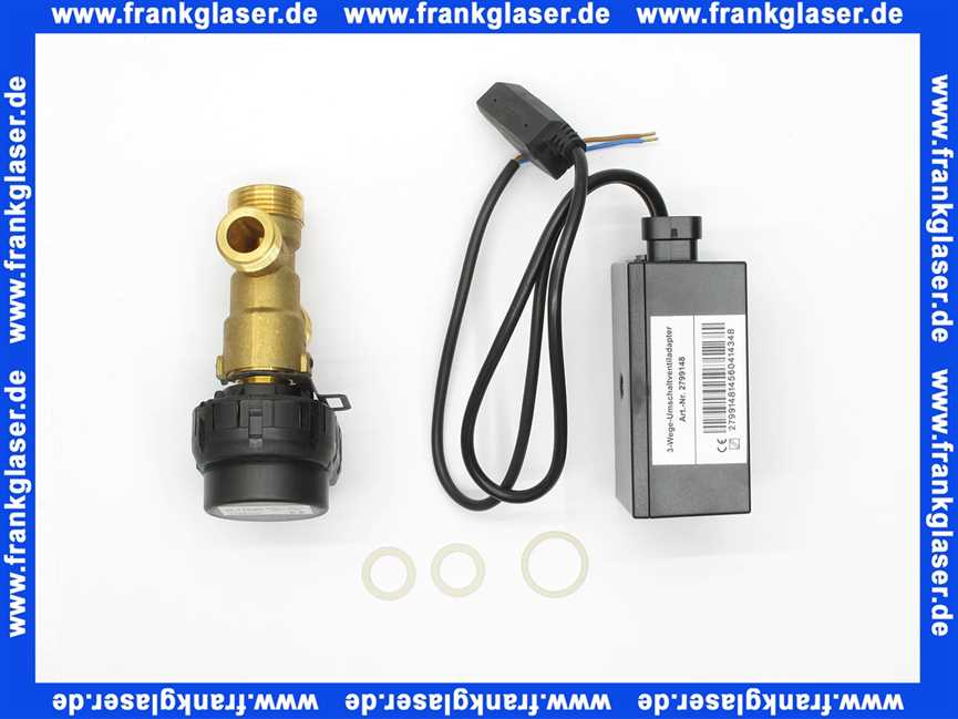 8601950 Wolf 3-Wege-Ventil mit Adapterplatine für GG/GU-2/GB