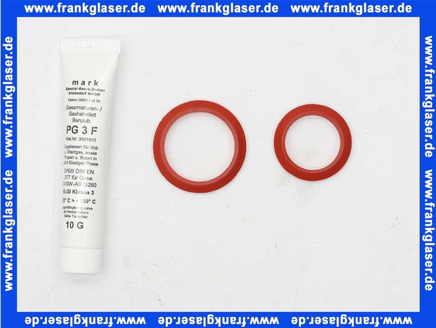 8614310 Wolf Set Lippendichtung Gas für CGB-2,