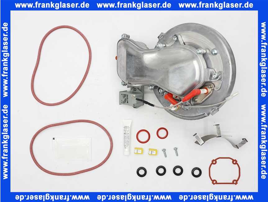 8614983 Wolf Umrüstset für Brennkammerdeckel 2013-2015, 20/24 kW ersatzweise für Gasbrenner (Art.-Nr. 86 14 090)