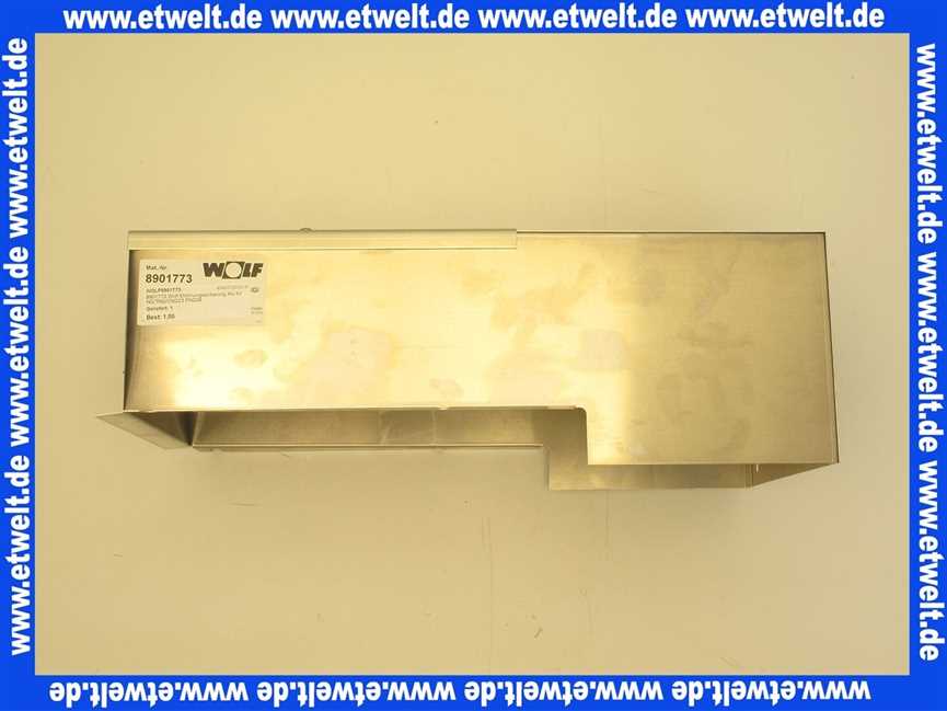 8901773 Wolf Strömungssicherung Alu für NG/TNG/CNG23 FNG26