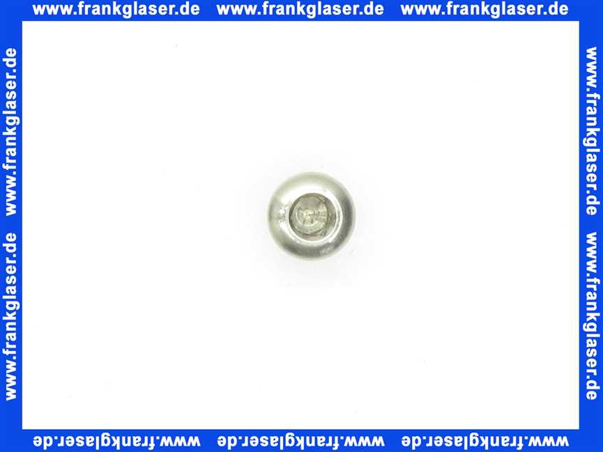 Z60002500 KWC Innensechskantschraube 6-Kantschraube 6-Kant Schraube mit Innensechskant Schraube M 6x0.75 SW 3