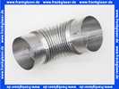 Aluminium Abgasrohr Bogen 130mm 90 Grad