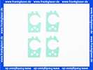 Bosch Distanzstück 1mm (4x) 63011221