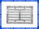 714923 Dallmer Rost zu Kellerablauf 71, grau, 225 x 155 mm