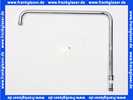 Damixa TOP PIPE FOR SHOWER RAIL STAINLESS 9309100