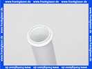 Spülrohr für hochhängenden Spülkasten D=32mm weiss mit Kröpfung 65mm ohne Bogen