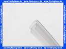 GUMTA38 DUKA Abtropfdichtung horizontal hoch f. ESG m.Abrisslinie 1000 mm lang
