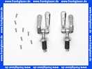 0061221000 Duravit Scharnierpaar zu WC-Sitz 1930 chrom, ab Oktober 2003