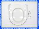 0063810000 Duravit WC-Sitz Starck 3 ohne SoftClose Scharniere edelstahl, weiß