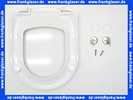 Duravit WC-Sitz Dellarco Weiß Scharniere chrom 0064910000