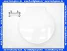 0065880099 Duravit WC-Sitz Starck 1 mit SoftClose Scharnierwelle edelstahl, weiß