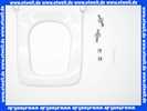 0069190000 Duravit WC-Sitz PuraVida mit SoftClose Scharniere edelstahl, weiß