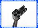 Elco Stecker-Buchse-Kabel M3 schwarz 1718493110