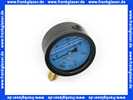 Öldruckmanometer mit Glyzerin- dämpfung 0-25 bar 63 mm 1/4 unten