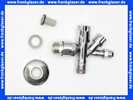 Kombi-Eckventil mit Rohrbelüfter chrom-poliert,selbstdichtend, 1/2 Zoll x10mm