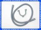 ASW 126520 Waschmaschinenablaufschläuche grau 1,2 Meter