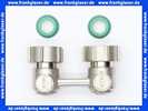 Flamco Hahnblock EXCLUSIV Eck E2/50 G3/4i x G3/4a MS vern. m. Konus F10016
