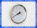 Flamco Thermometer zentrisch Rot -Neutral- D=63mm, 20-130 Grad C ME-58071.020