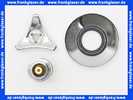 11505000 Grohe Oberteil 11505 für UP-Ventile Trecorn Gr. Mark. rot 3/4 chrom