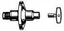 11550 Grohe Steckschlüsseloberteil 1/2 f.UP-Ventil m.Steckschlüssel verchromt
