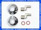 1205000M Grohe S-Anschluss 12050 Schraubrosette 3/8'' x 3/4'' 2 Stück chrom